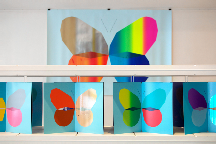 Exposition Le Papillon imprimeur à la Librairie-galerie Les Trois Ourses