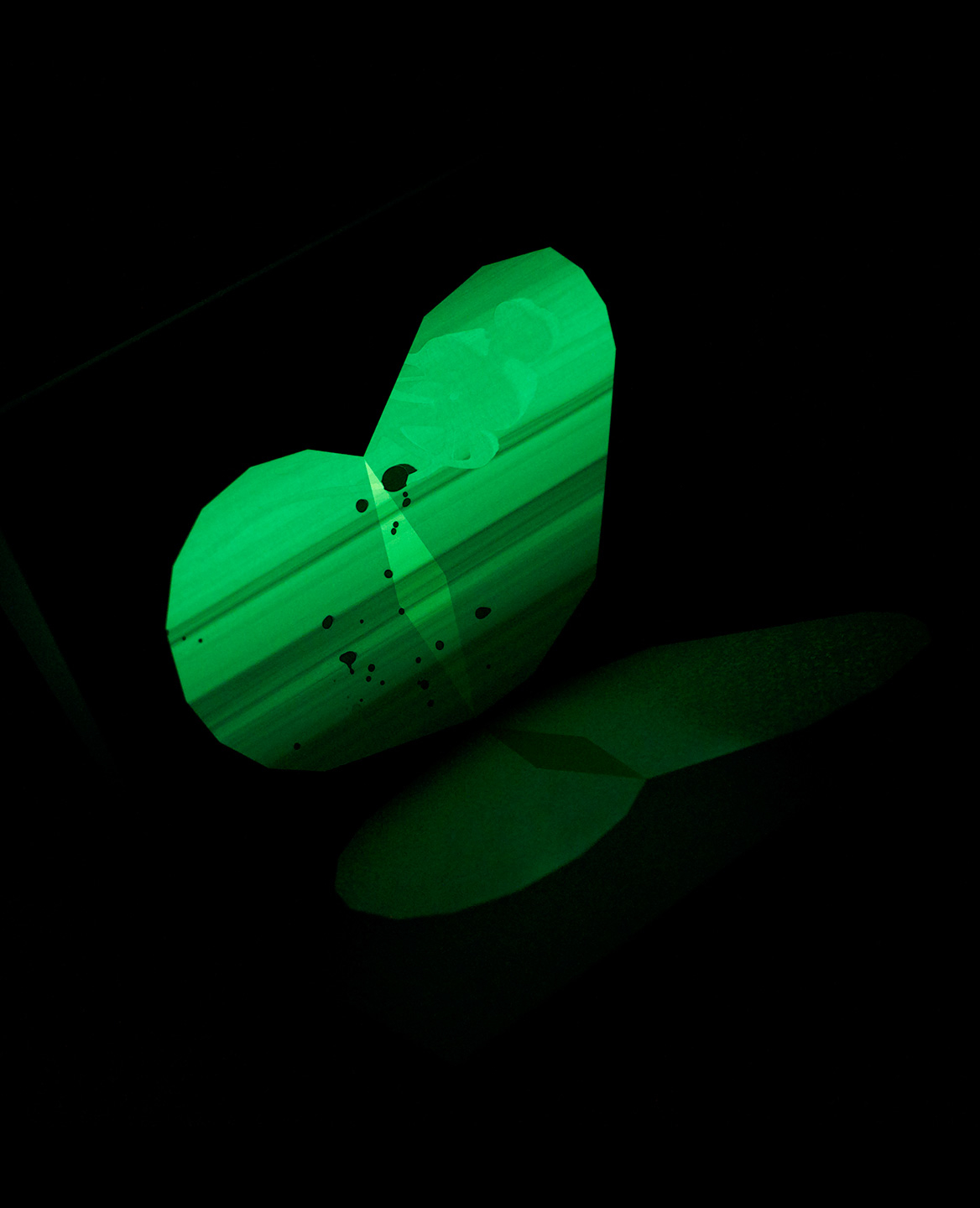 Phosphorescent butterfly from the book Le Papillon imprimeur