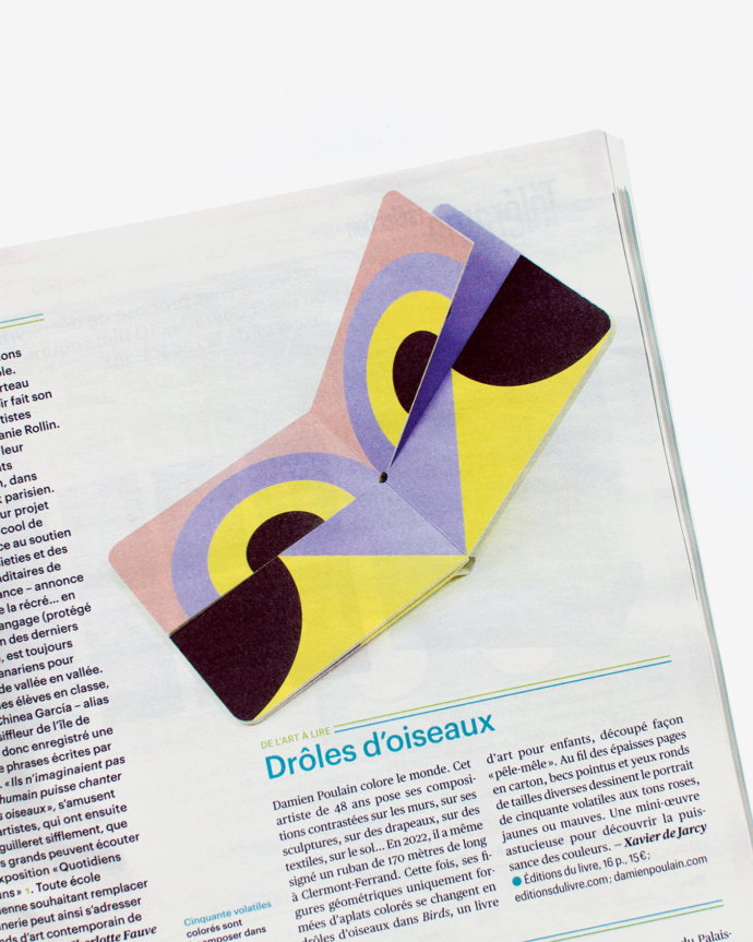Le livre pêle-mêle Birds de Damien Poulain dans Télérama